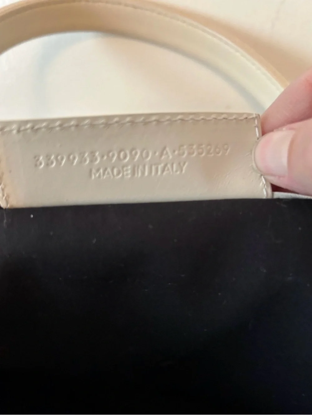 Balenciaga Cream Canvas Tote with Black Logo